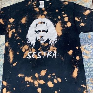 Sestra Hand-Bleached Graphic Band Tee